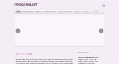 Desktop Screenshot of ithacaballet.org